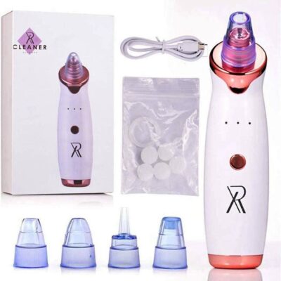 Aspirateur Points Noirs Électrique Rechargeable avec Embouts Multifonctions_2